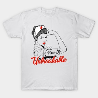 Womens nurse life Unbreakable shirt Rn Trauma Nurse Shirt T-Shirt